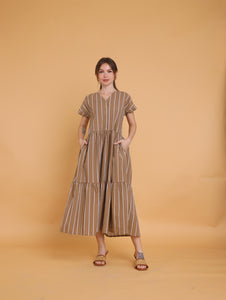 Brown: Berta Maxi Dress