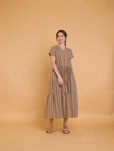 Brown: Berta Maxi Dress