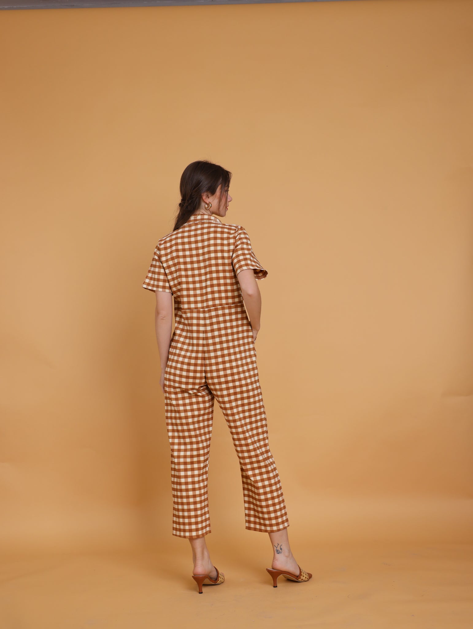 Brown: Idara Jumpsuit