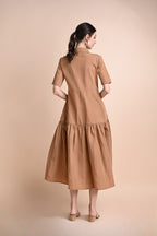 Khaki: Quill Shirt Dress