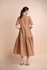Khaki: Quill Shirt Dress