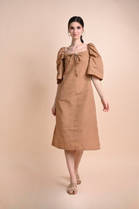 Khaki: Quebec A-line Dress