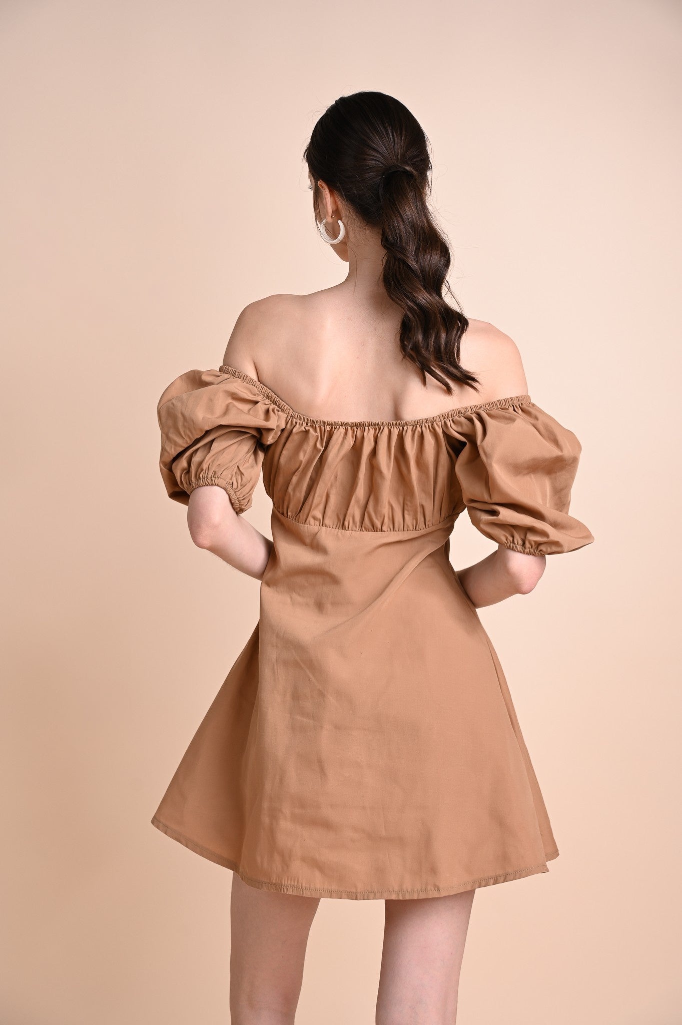 Khaki: Quanessa Mini Dress