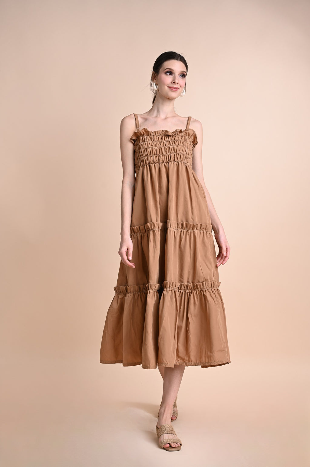 Khaki: Quinlan Summer Dress