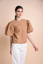 Khaki: Qiang Top
