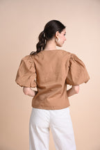 Khaki: Qiang Top
