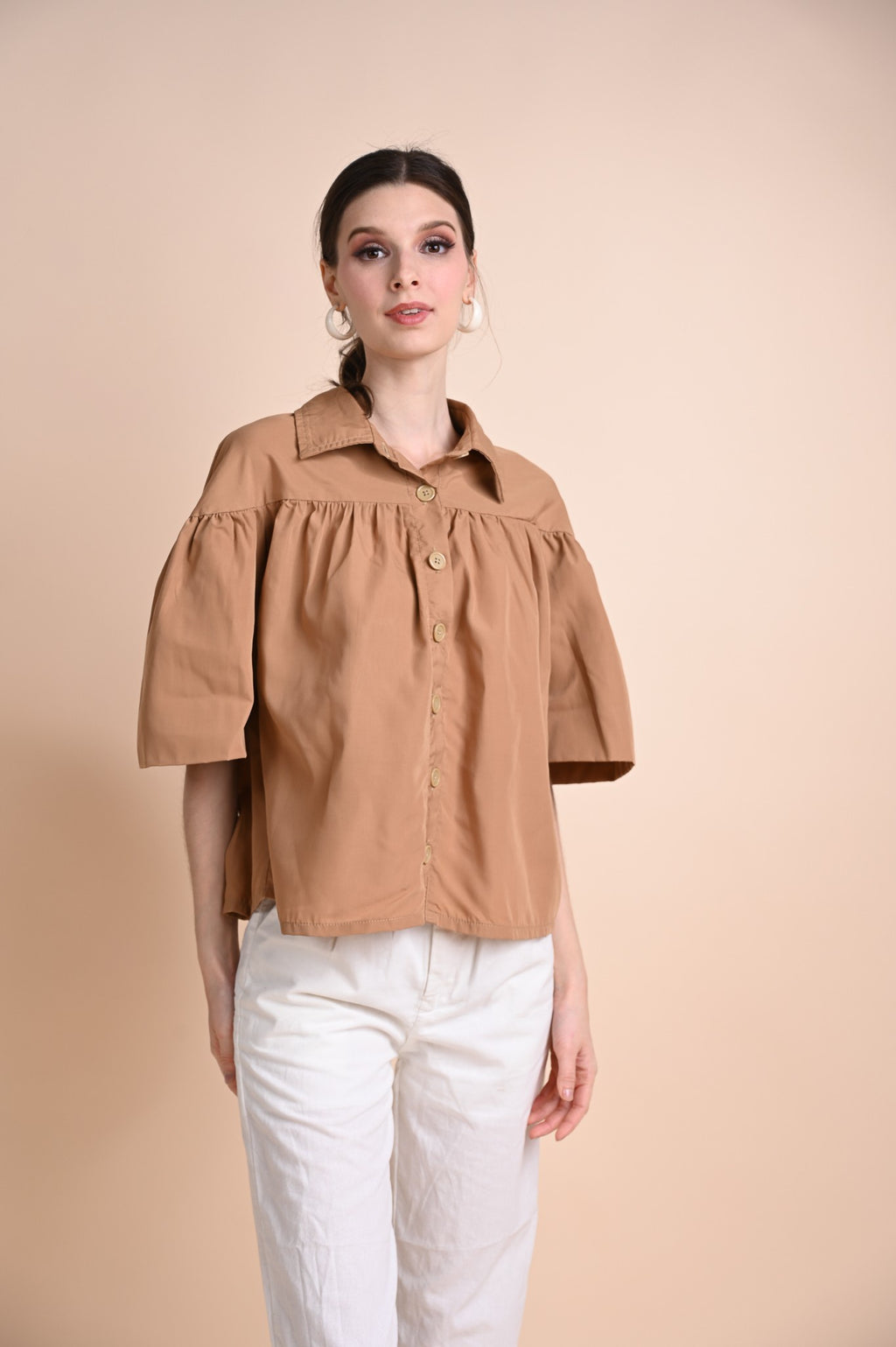 Khaki: Quesia Top