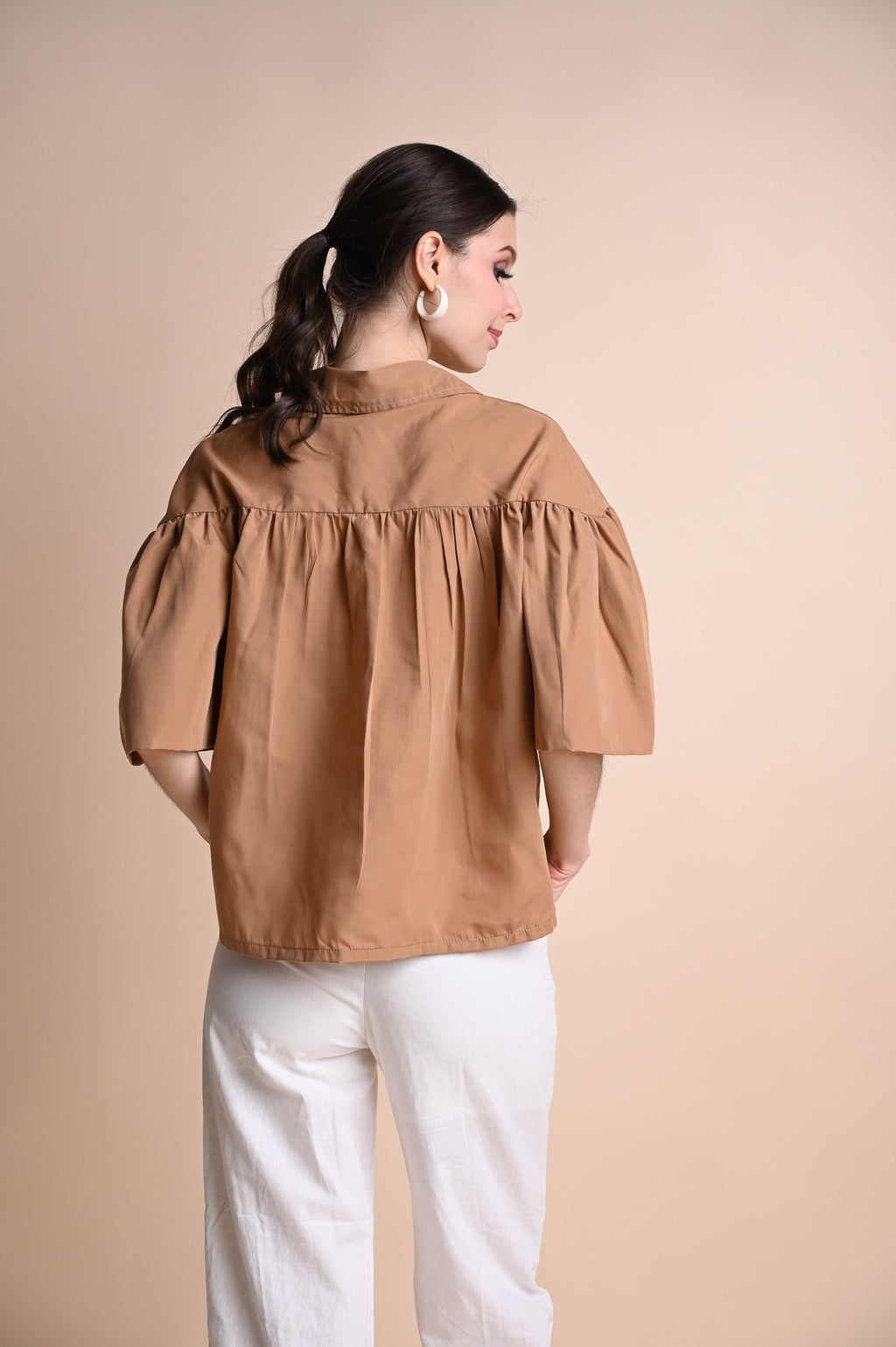 Khaki: Quesia Top