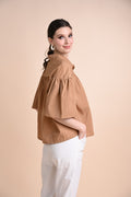 Khaki: Quesia Top