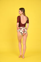 Swim 2: Coscade One Piece Two-Tone Swimsuit