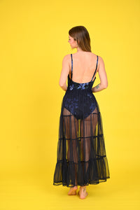 Swim 2: Brooke One-Piece Swimsuit with Tulle Skirt