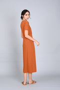 Ribbed Comfort: Lana A-Line Dress