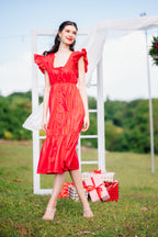 Jenny Premium Breastfeeding Dress: Jillian Tiered Dress