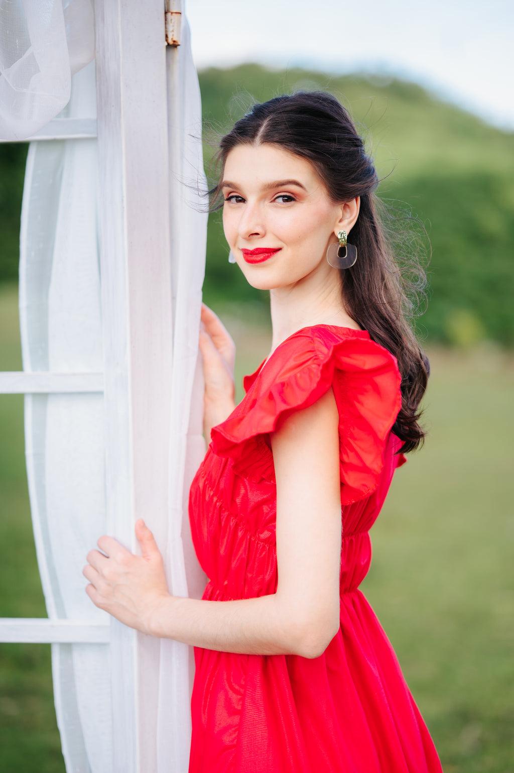 Jenny Premium Breastfeeding Dress: Jillian Tiered Dress