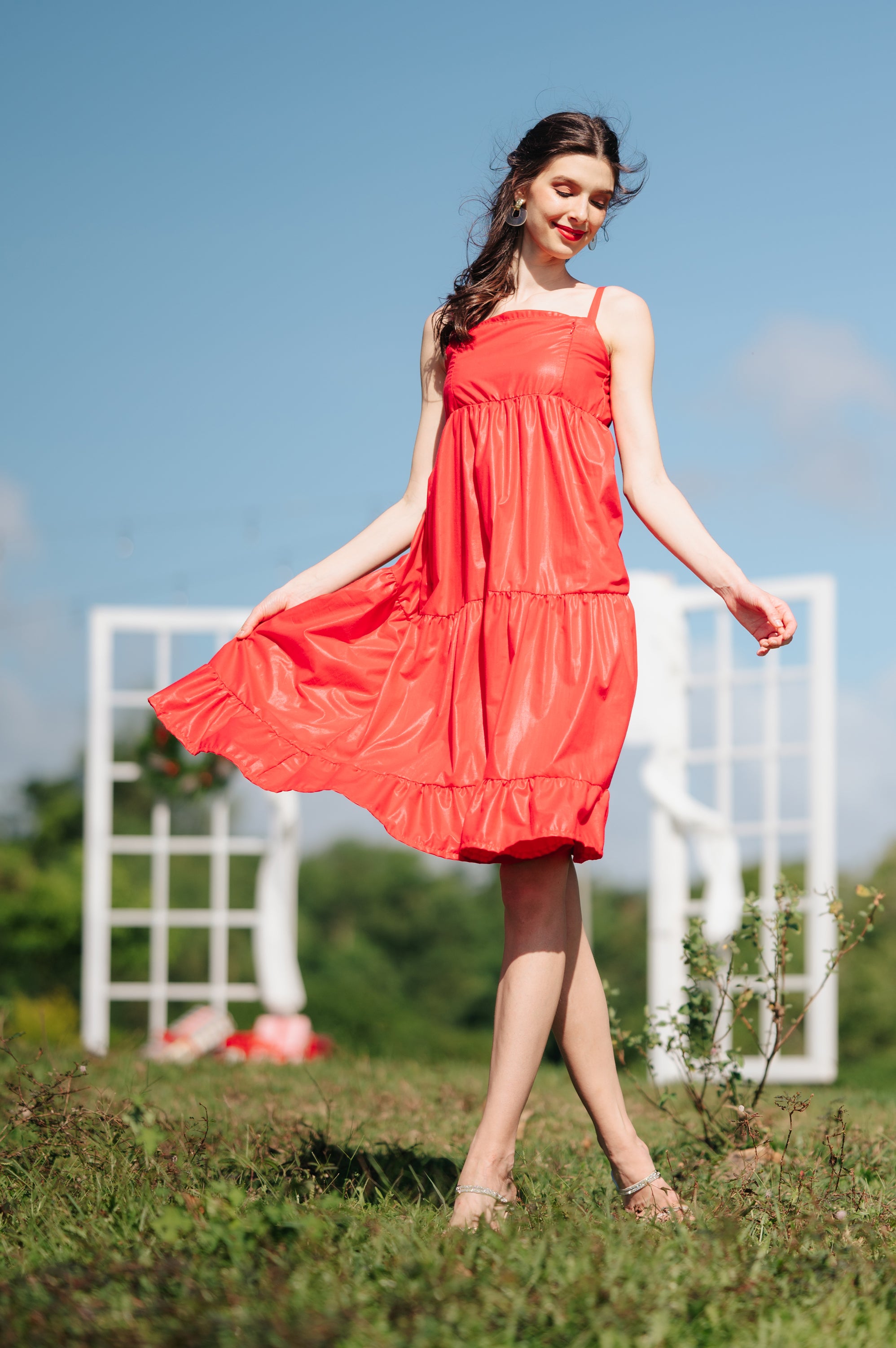 Jenny Premium Breastfeeding Dress: Jessica Tiered Dress