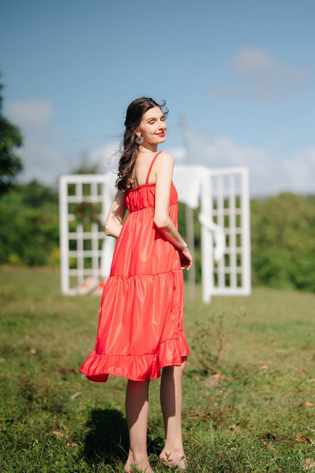 Jenny Premium Breastfeeding Dress: Jessica Tiered Dress
