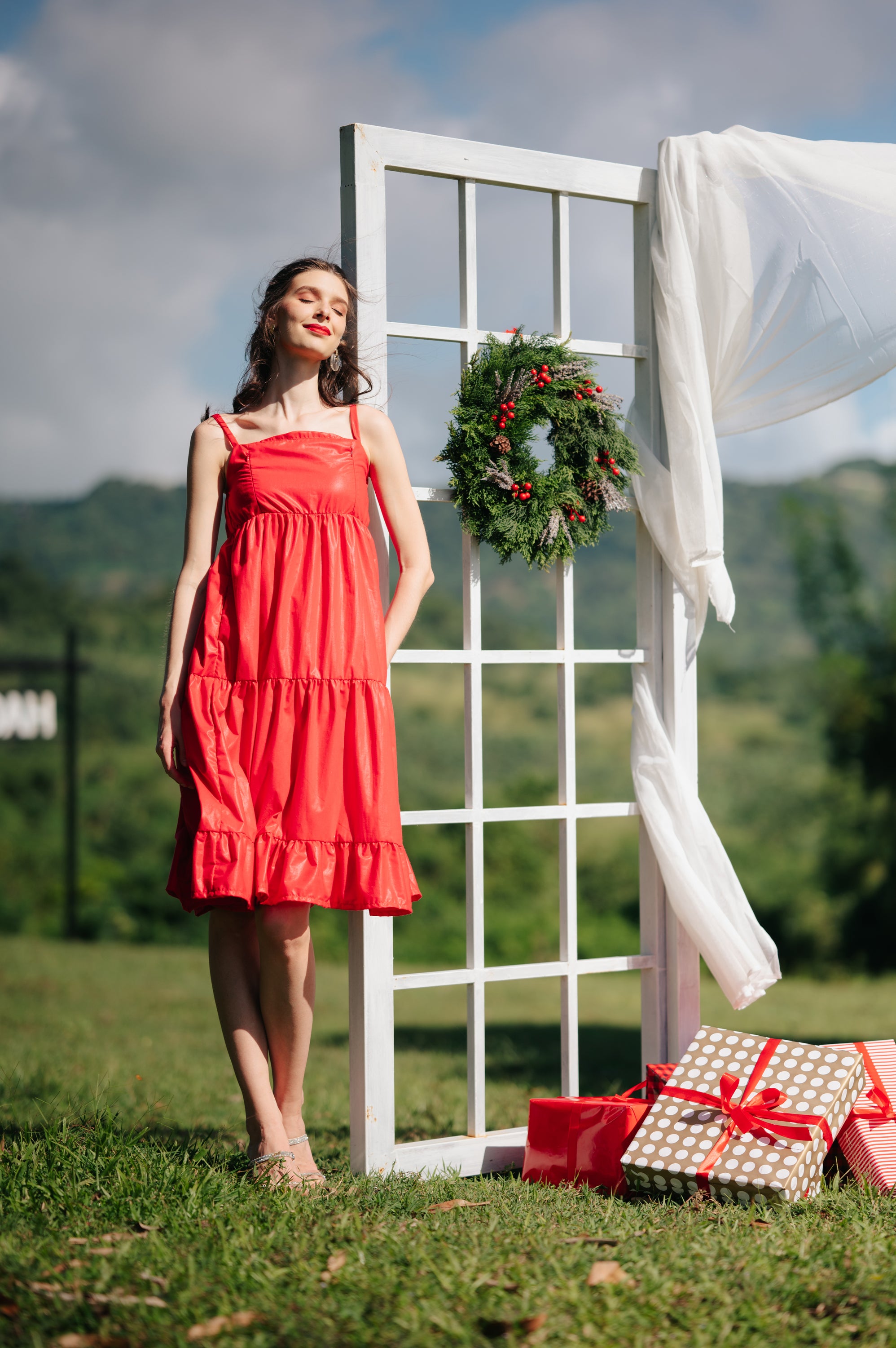 Jenny Premium Breastfeeding Dress: Jessica Tiered Dress