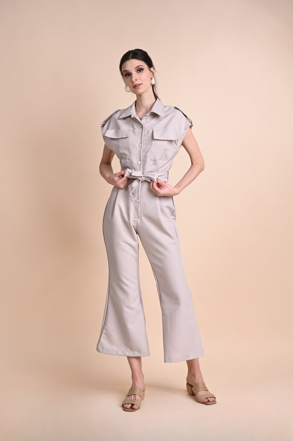 Neutral Jumpsuits: Genevieve
