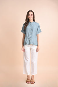 Blue: Evelyn Top