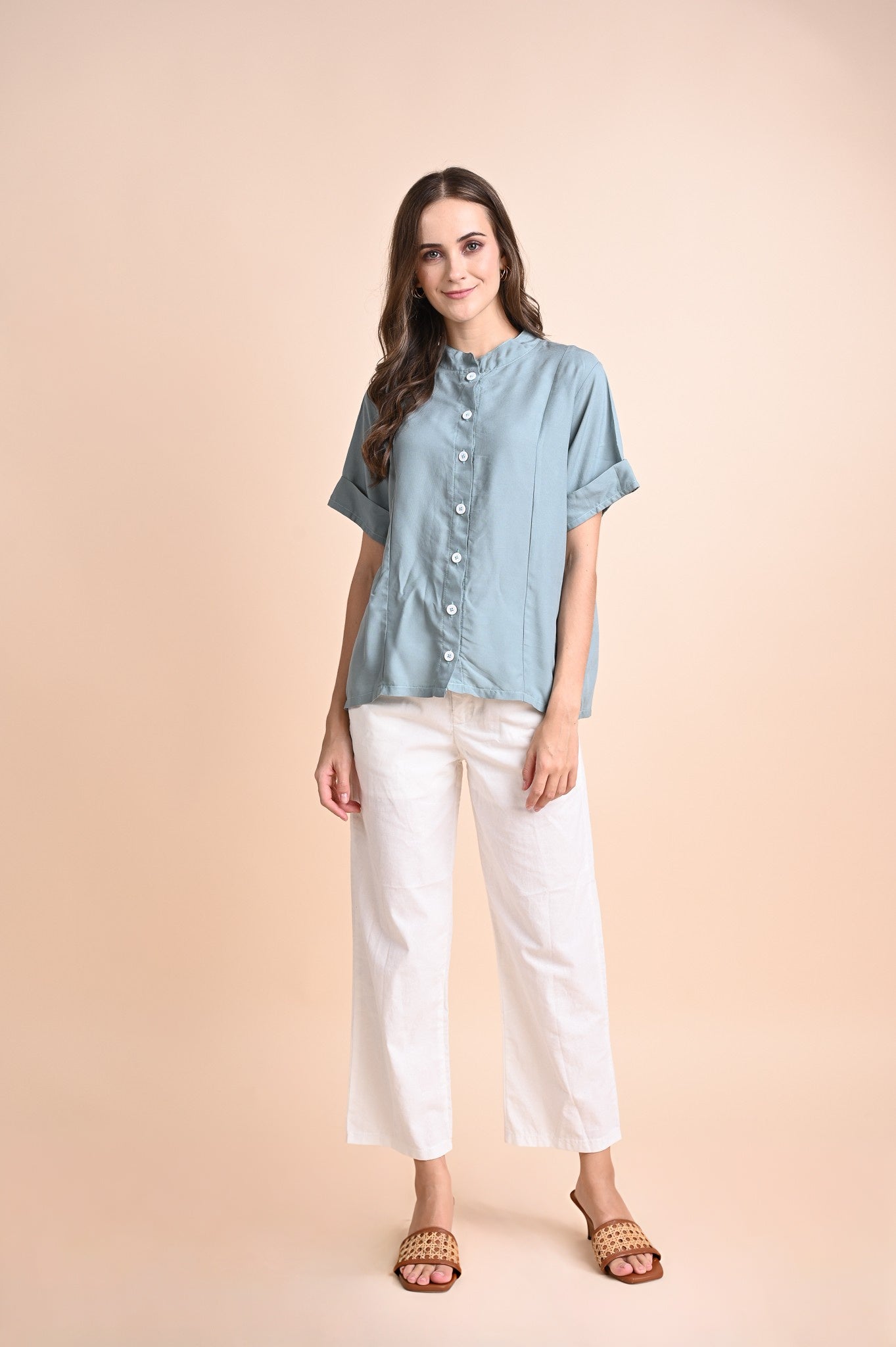 Blue: Evelyn Top