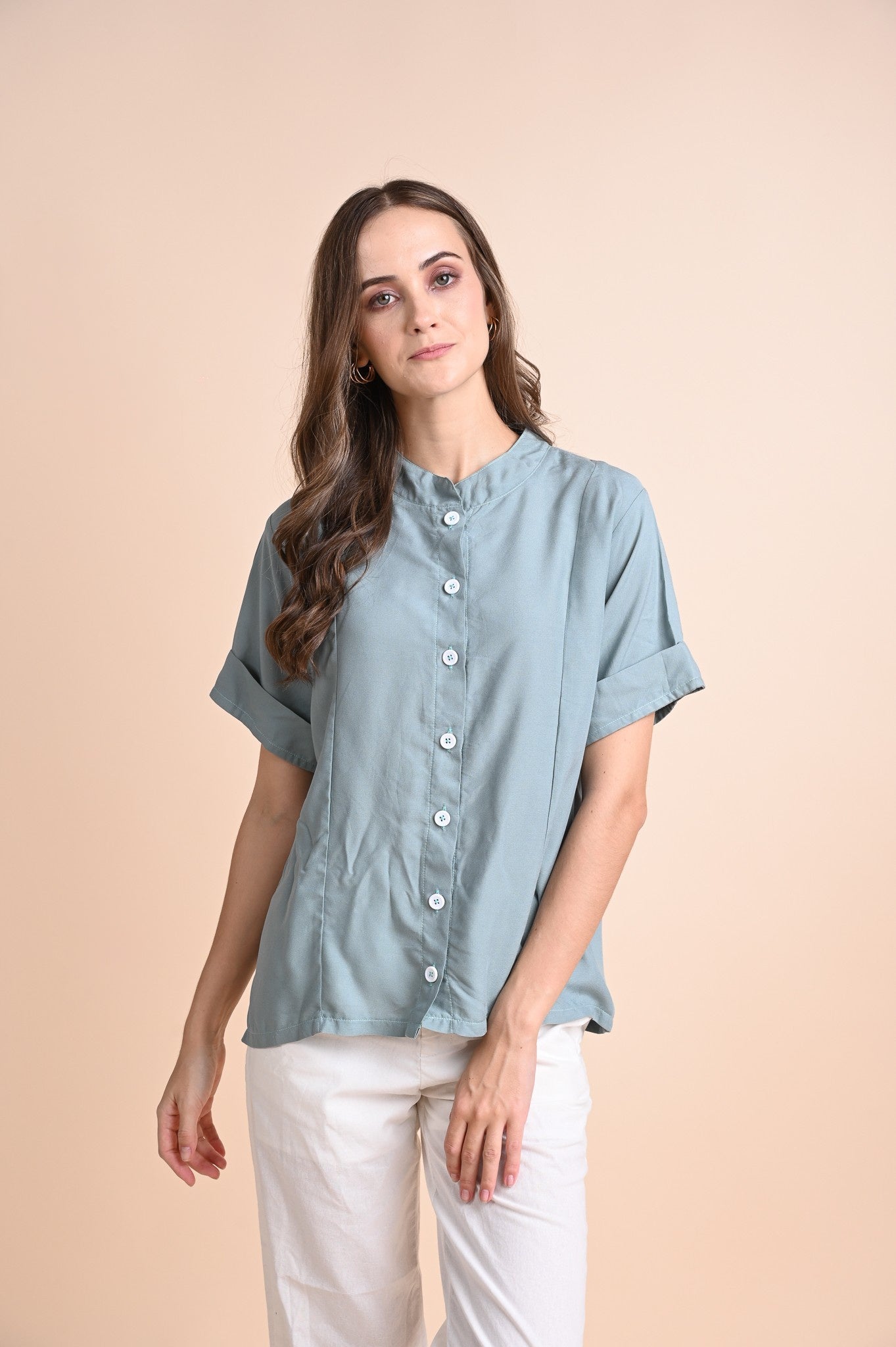 Blue: Evelyn Top