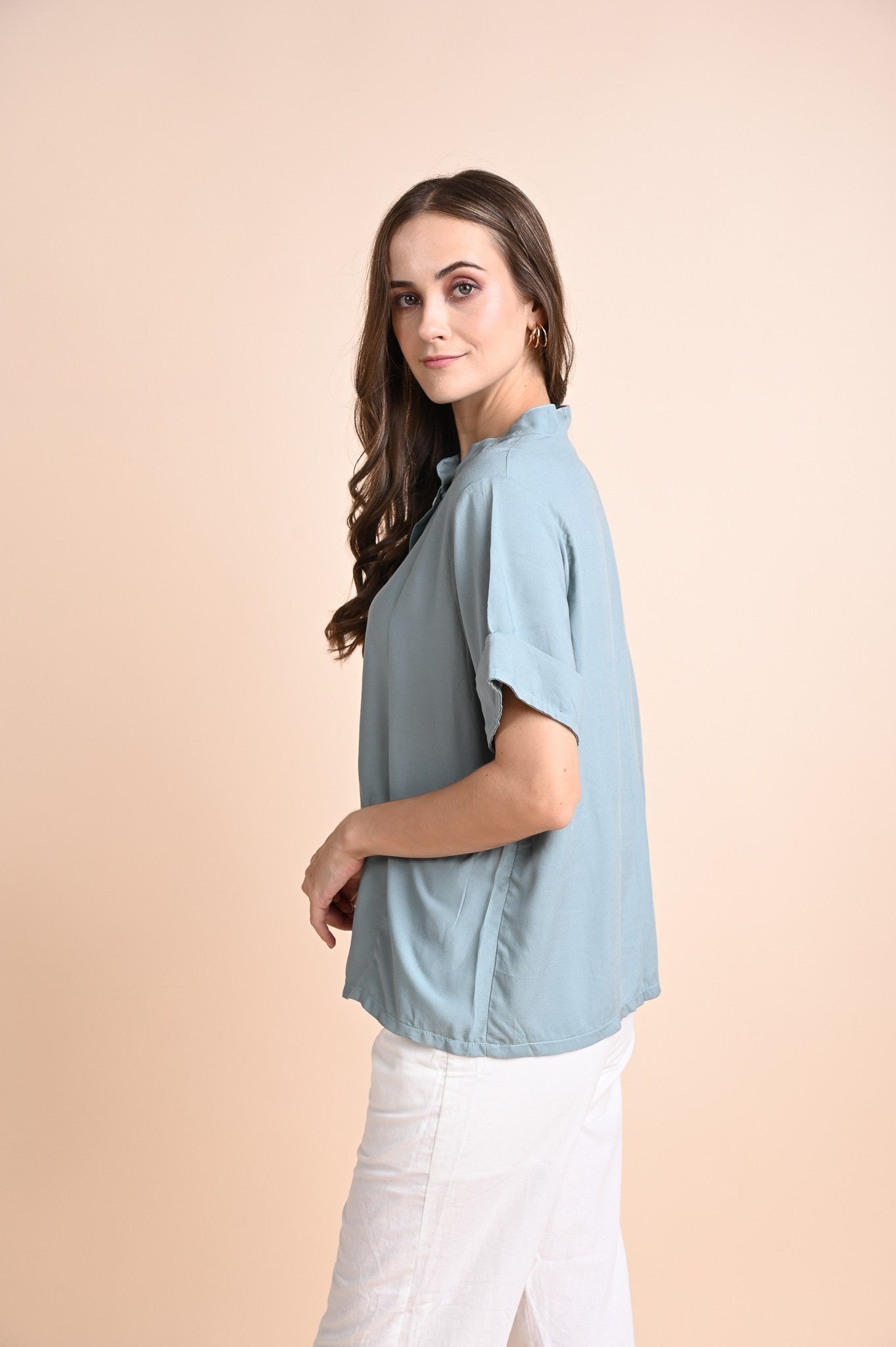 Blue: Evelyn Top