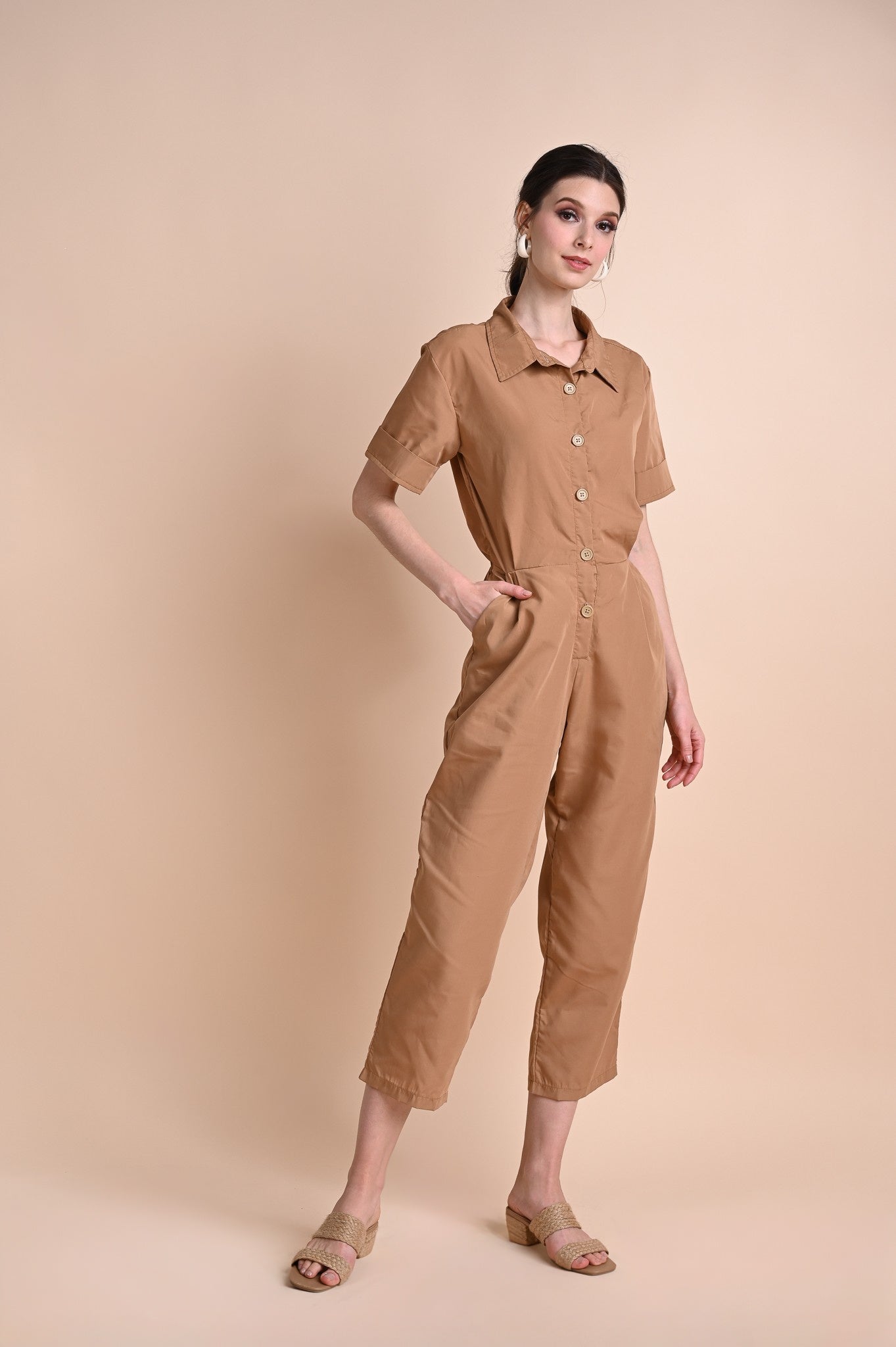 Neutral Jumpsuits: Elizabeth