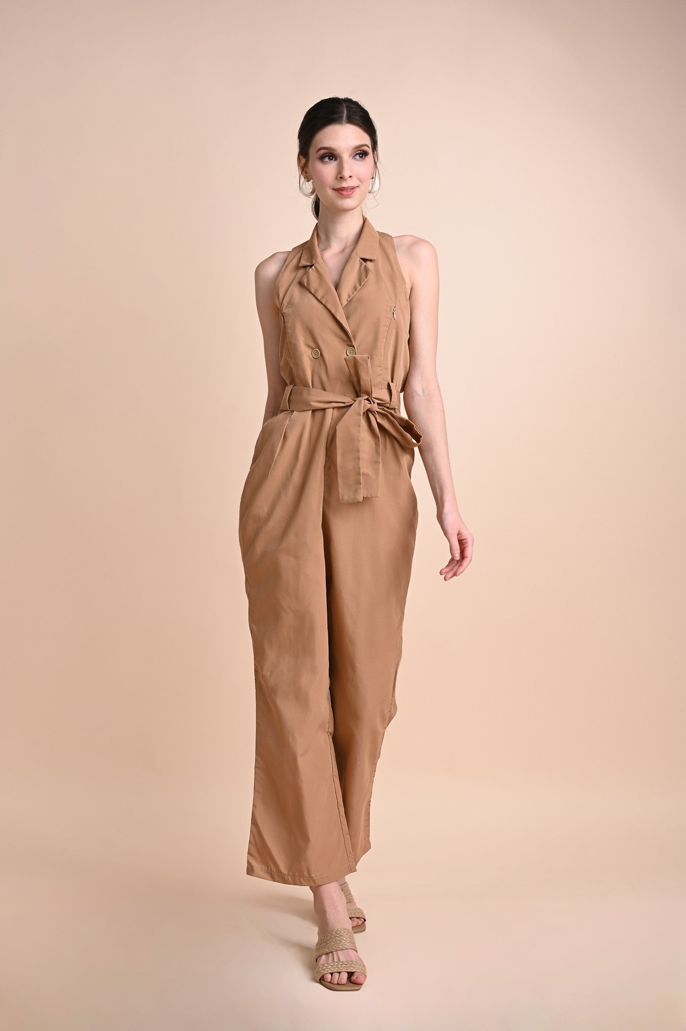Khaki: Quetzalli Jumpsuit