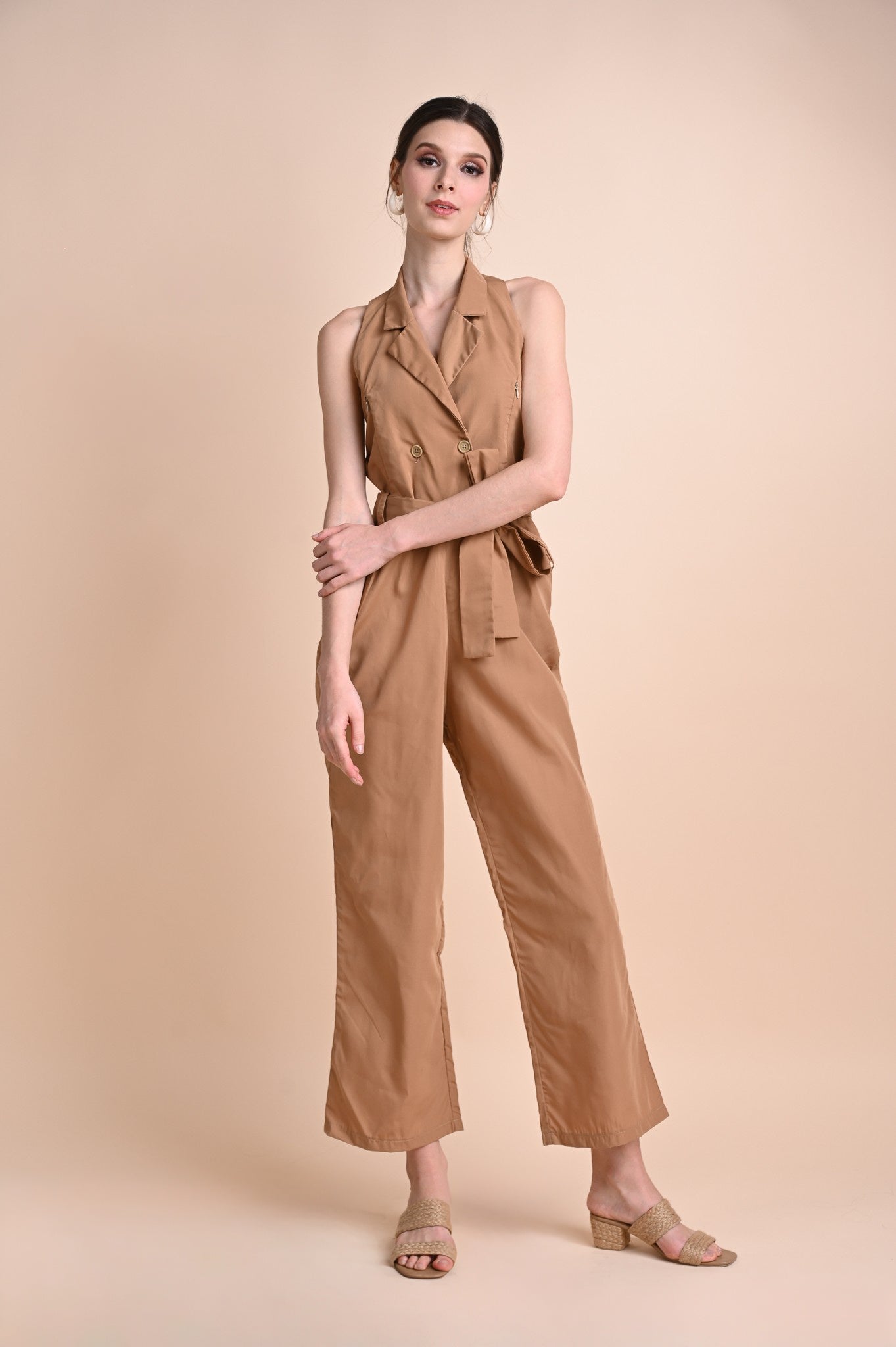 Khaki: Quetzalli Jumpsuit