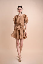 Khaki: Quilla Mini Dress