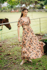 Jenny Premium Breastfeeding Dress: Caroline Reversible Floral Dress