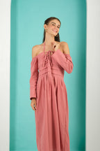 Jenny Premium Breastfeeding Dress: Bella Pleated Dress