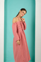 Jenny Premium Breastfeeding Dress: Bella Pleated Dress