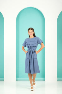 Jenny Premium Breastfeeding Dress: Briana Wrap Dress