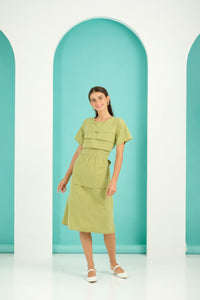 Jenny Premium Breastfeeding Dress: Briana Wrap Dress