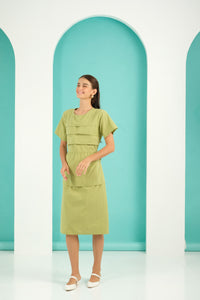 Jenny Premium Breastfeeding Dress: Briana Wrap Dress
