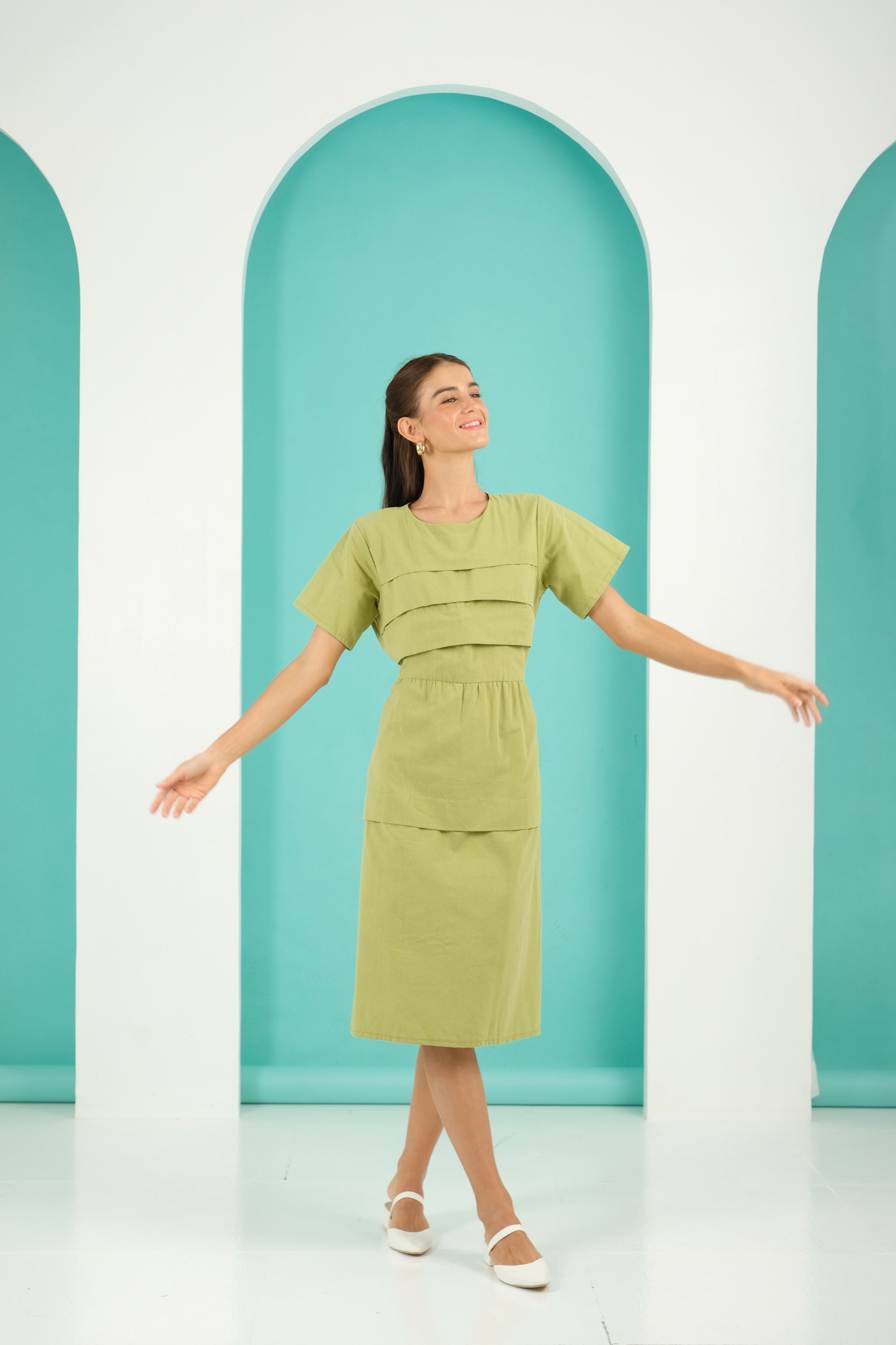 Jenny Premium Breastfeeding Dress: Briana Wrap Dress