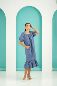 Jenny Premium Breastfeeding Dress: Bailey Yoke Dress