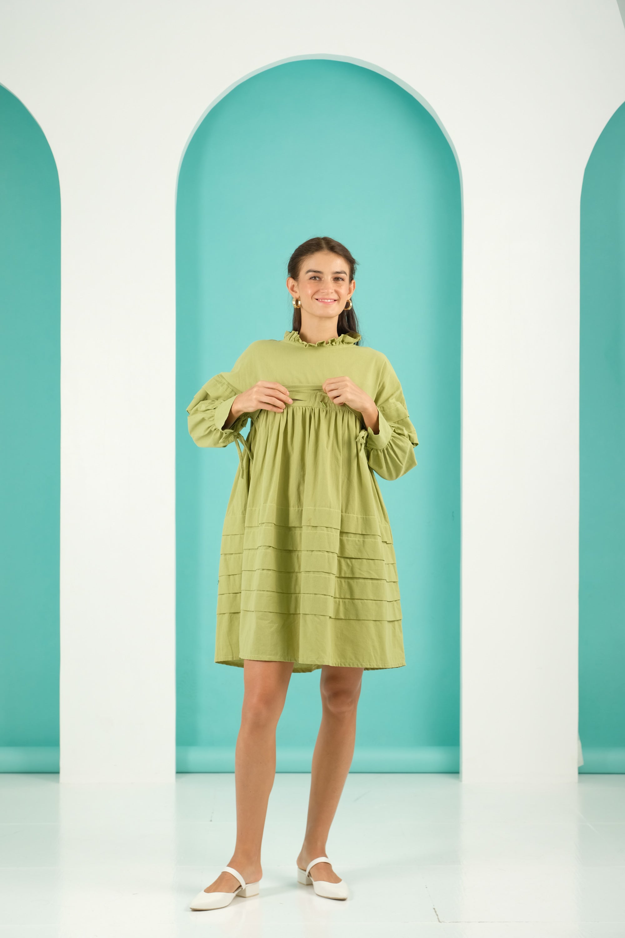 Jenny Premium Breastfeeding Dress: Blair Shift Dress