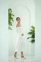 Jenny Premium Breastfeeding Dress: Bella Pleated Dress