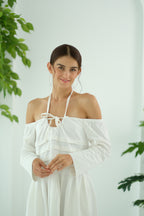 Jenny Premium Breastfeeding Dress: Bella Pleated Dress