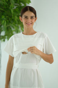 Jenny Premium Breastfeeding Dress: Briana Wrap Dress
