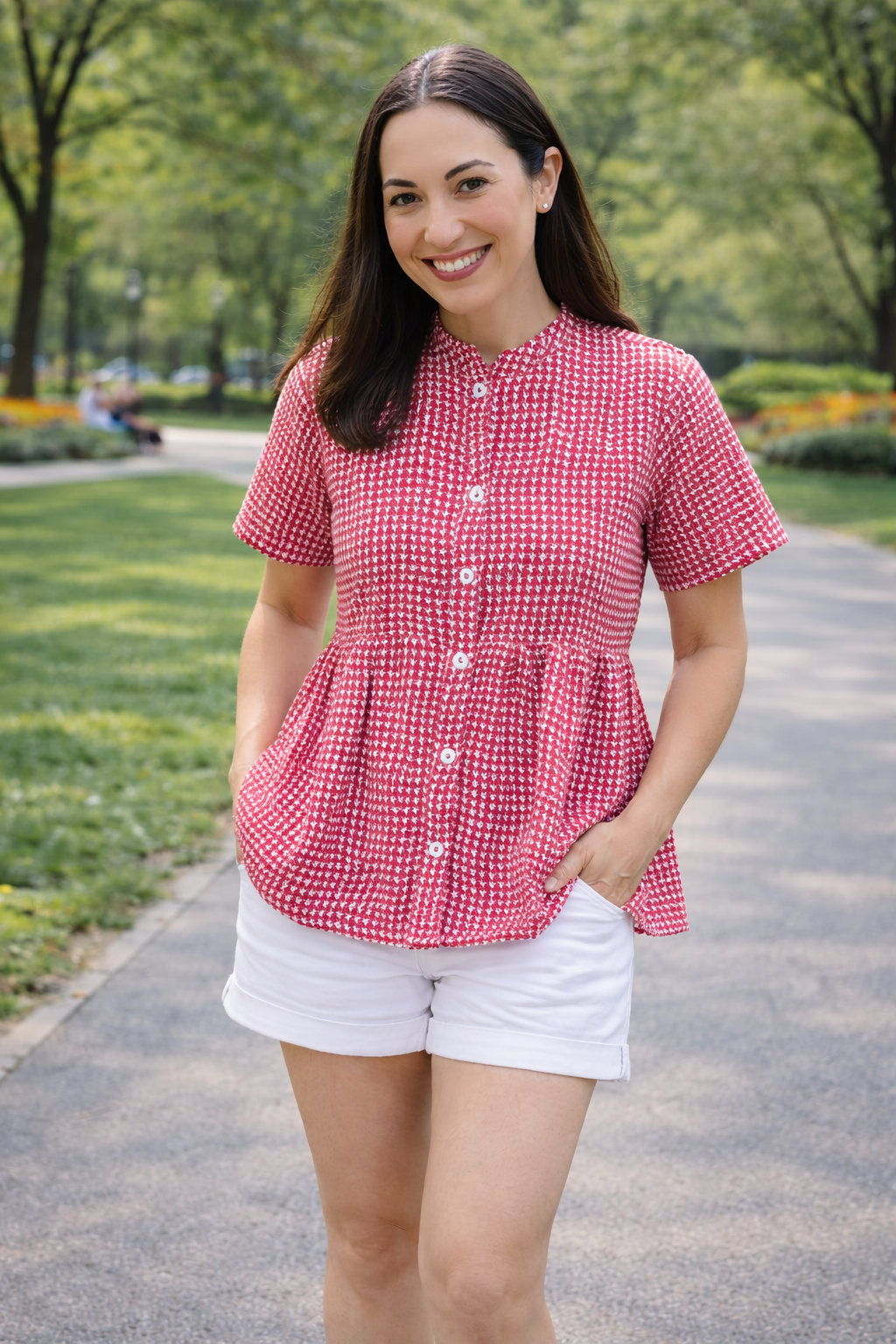 Peplum Collection: Erica Top