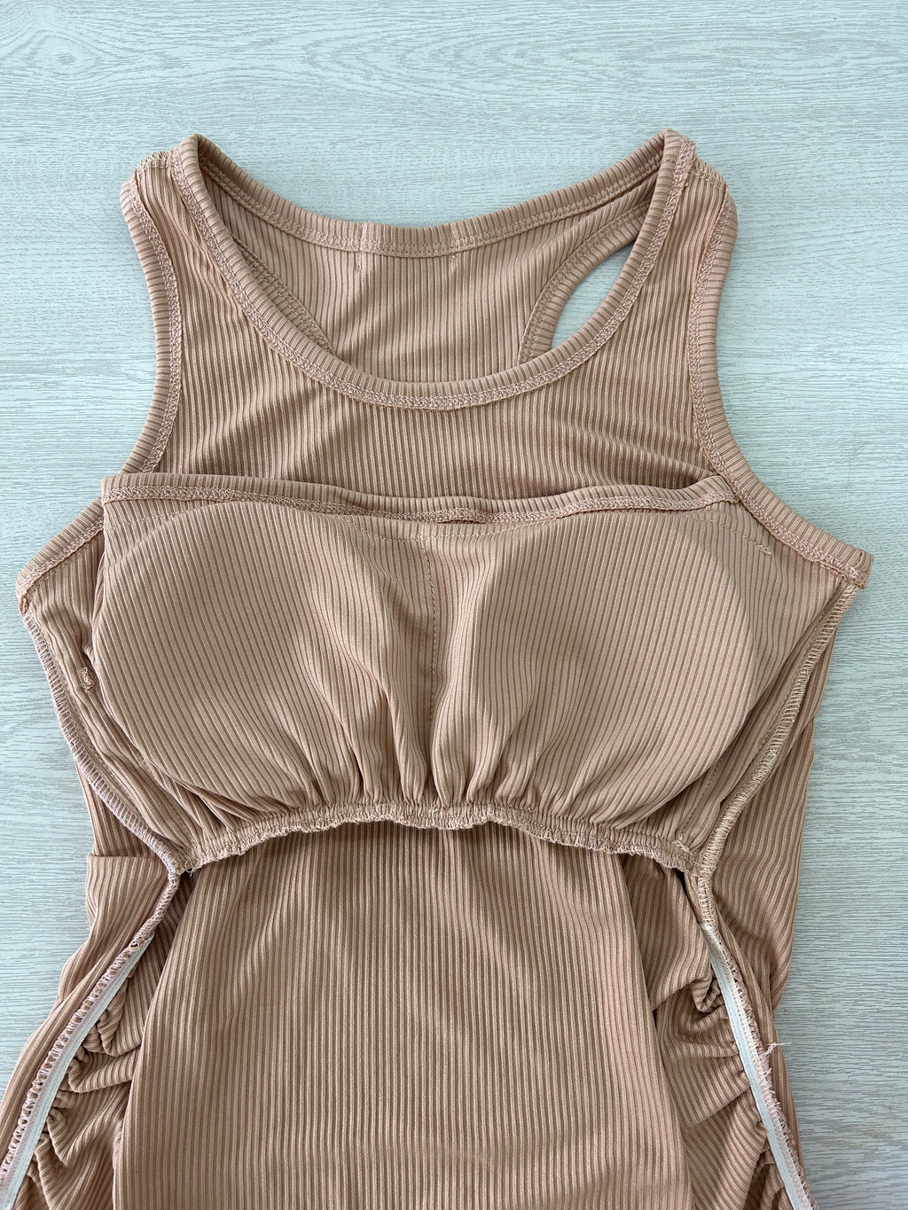 Ribbed Cotton Breastfeeding Sando