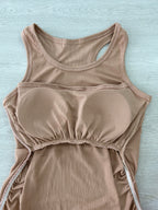 Ribbed Cotton Breastfeeding Sando