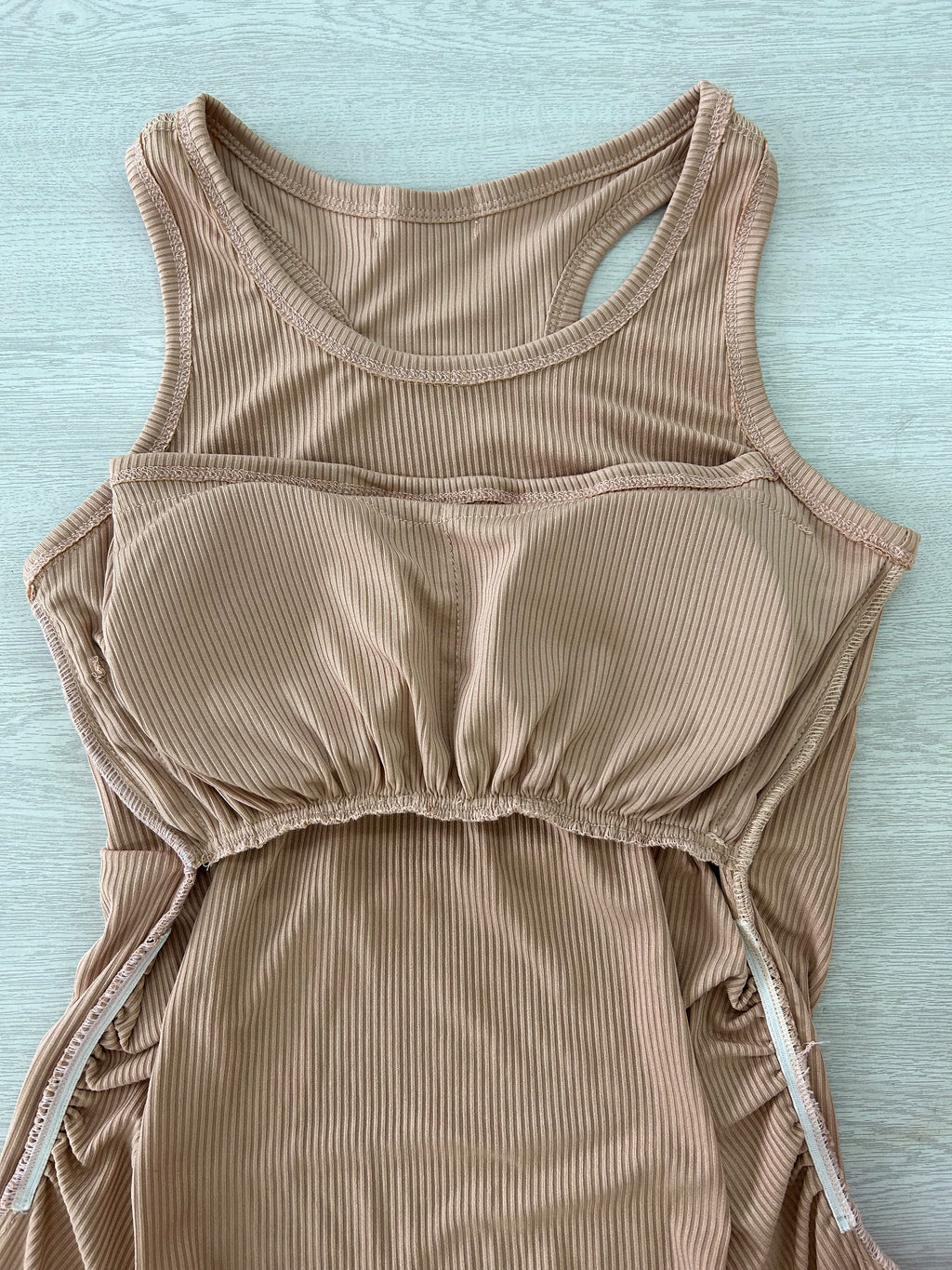 Ribbed Cotton Breastfeeding Sando