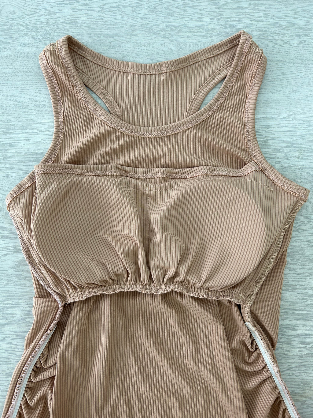 Ribbed Cotton Breastfeeding Sando