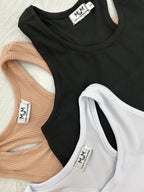 Ribbed Cotton Breastfeeding Sando