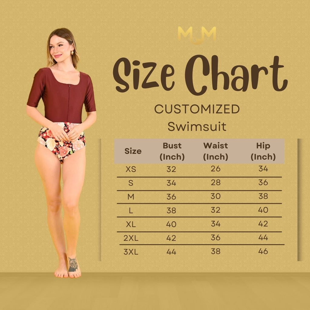 Swim 2: Kim Three-Piece Swimsuit (Top, Panty and Shorts Matching Set)