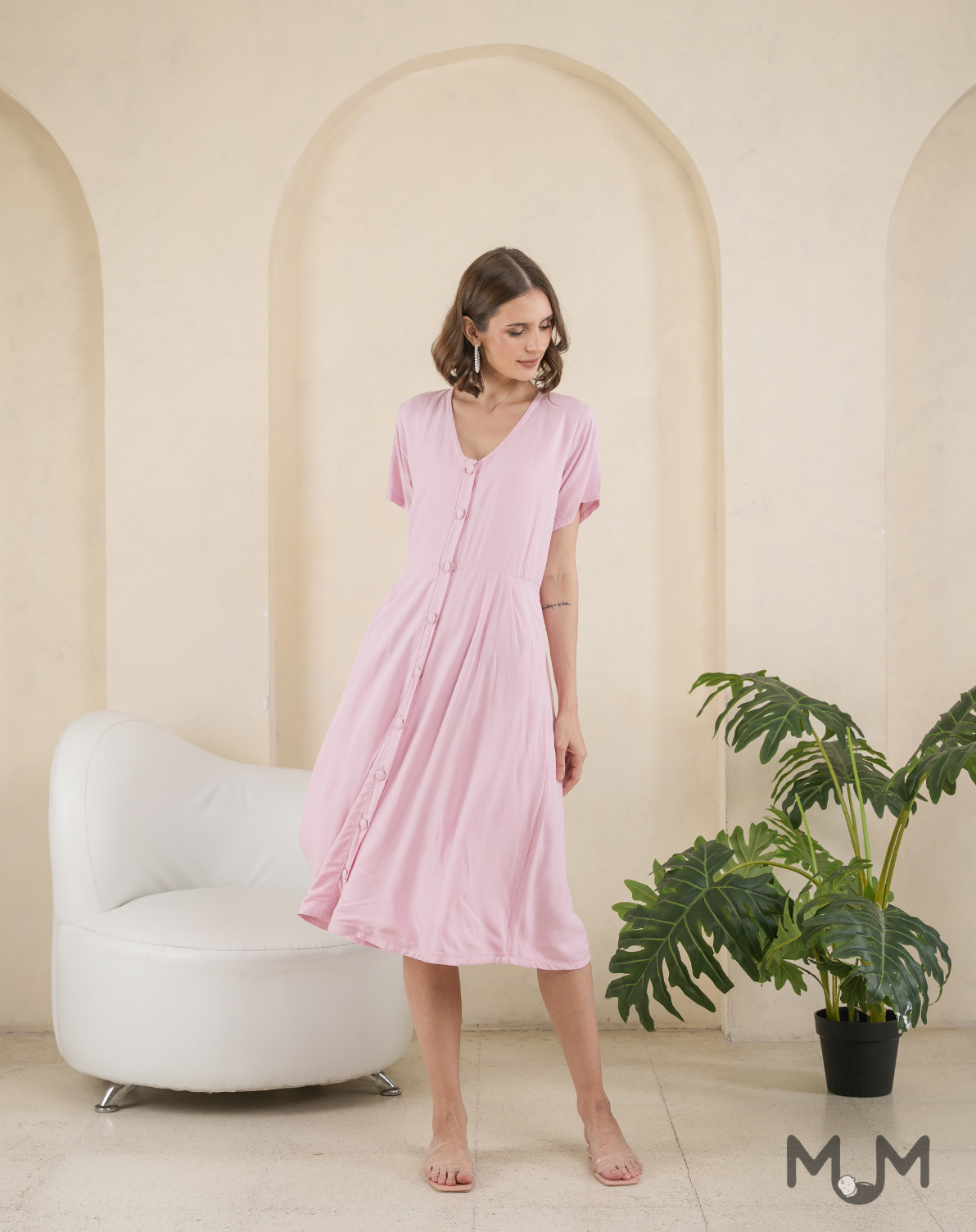 MUM x GS 6: Carmit V-neck Dress